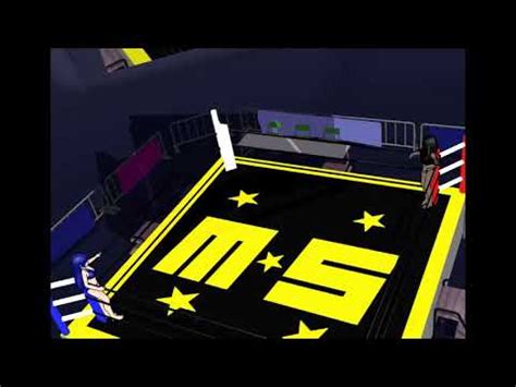 mmd wrestling|[MMD] Stardust Wrestling: Blue vs Black .